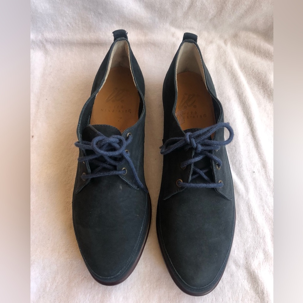 i.e. Blue Suede Oxford Shoes